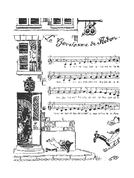 Le gendarme de Redon paroles