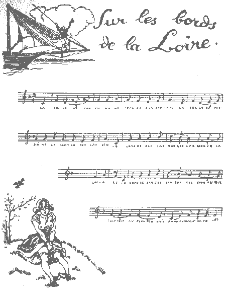 Sur les bords de la Loire paroles