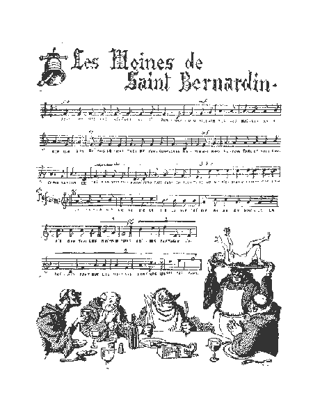 Les Moines de Saint Bernardin paroles